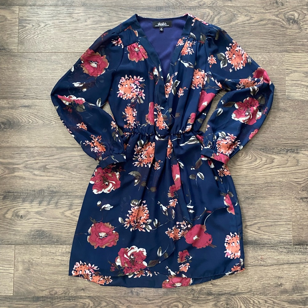 Lulus Floral Long Sleeve Dress - Homecoming, Graduation, Date Night, Vacation